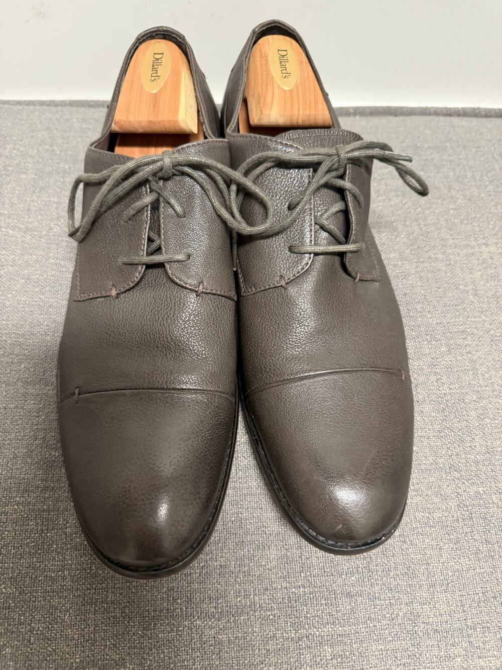 John Varvatos Star USA Shoes Star S Derby Oxford Leather brown Men Size 11 M